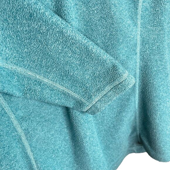 The North Face | Women’s Teal Blue Quarter-Zip Fleece Pullover Size M | EUC - Picture 9 of 11